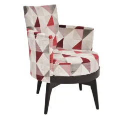Paget Mathis Fauteuil pivotant Art Déco Made in France><noscript><img width=