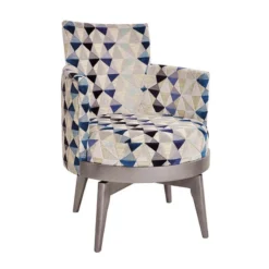 Paget Mathis Fauteuil pivotant Art Déco Made in France><noscript><img width=