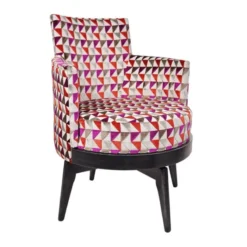Paget Mathis Fauteuil pivotant Art Déco Made in France><noscript><img width=