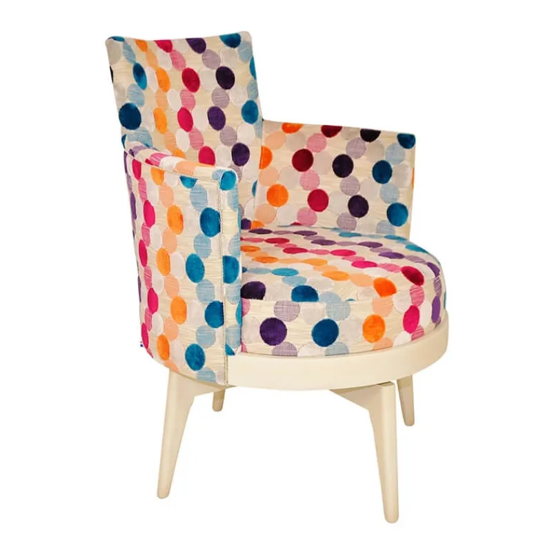 Paget Mathis Fauteuil pivotant Art Déco Made in France> Chaise De Salle à Manger|Chaise De Bureau