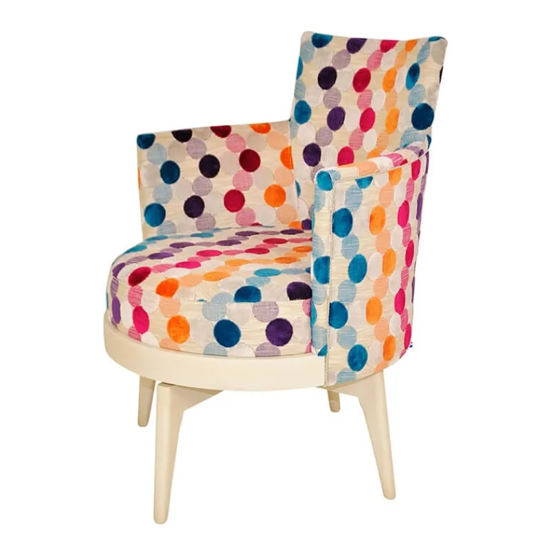 Paget Mathis Fauteuil pivotant Art Déco Made in France> Chaise De Salle à Manger|Chaise De Bureau