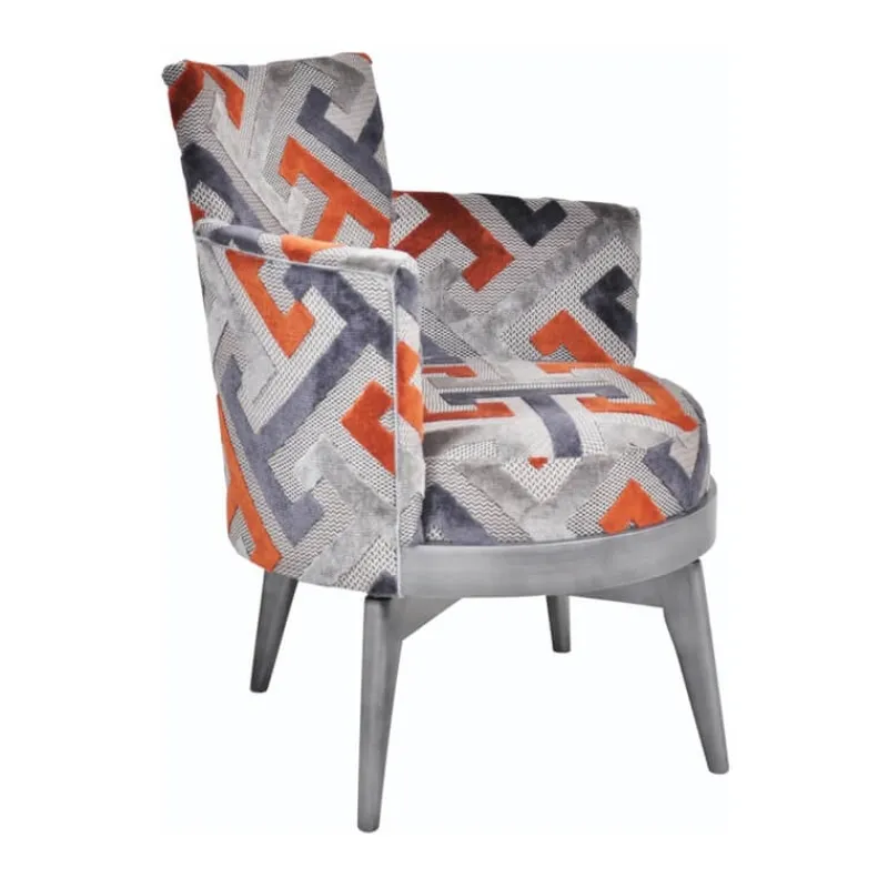 Paget Mathis Fauteuil pivotant Art Déco Made in France> Chaise De Salle à Manger|Chaise De Bureau