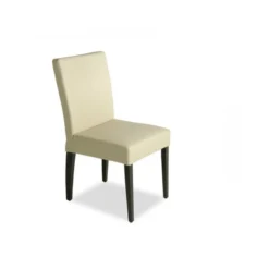 Sessio Matias Chaise contemporaine en synthétique et bois> Chaise De Cuisine|Chaise De Salle à Manger
