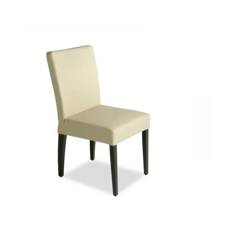 Sessio Matias Chaise contemporaine en synthétique et bois> Chaise De Cuisine|Chaise De Salle à Manger