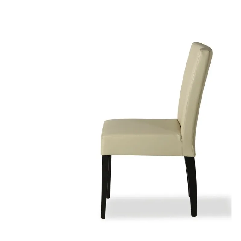 Sessio Matias Chaise contemporaine en synthétique et bois> Chaise De Cuisine|Chaise De Salle à Manger