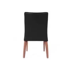 Sessio Matias stack Chaise confortable empilable en simili avec pieds en bois><noscript><img width=