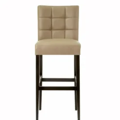 Sessio Matias 2 Tabouret de bar matelassé en bois et synthétique><noscript><img width=