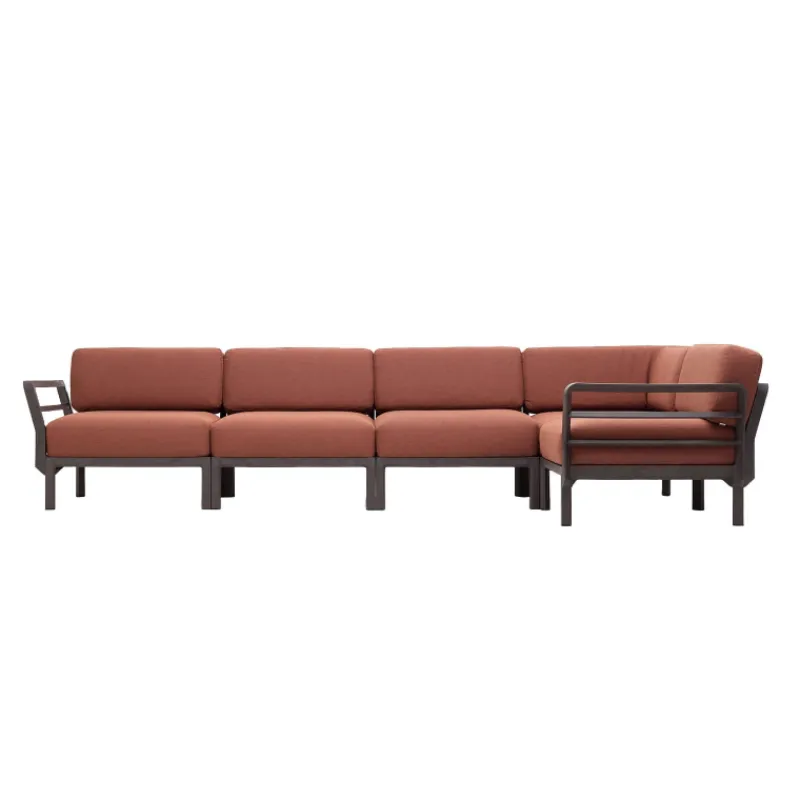 Maximo Canapé de jardin modulable 5 places> Fauteuil De Jardin