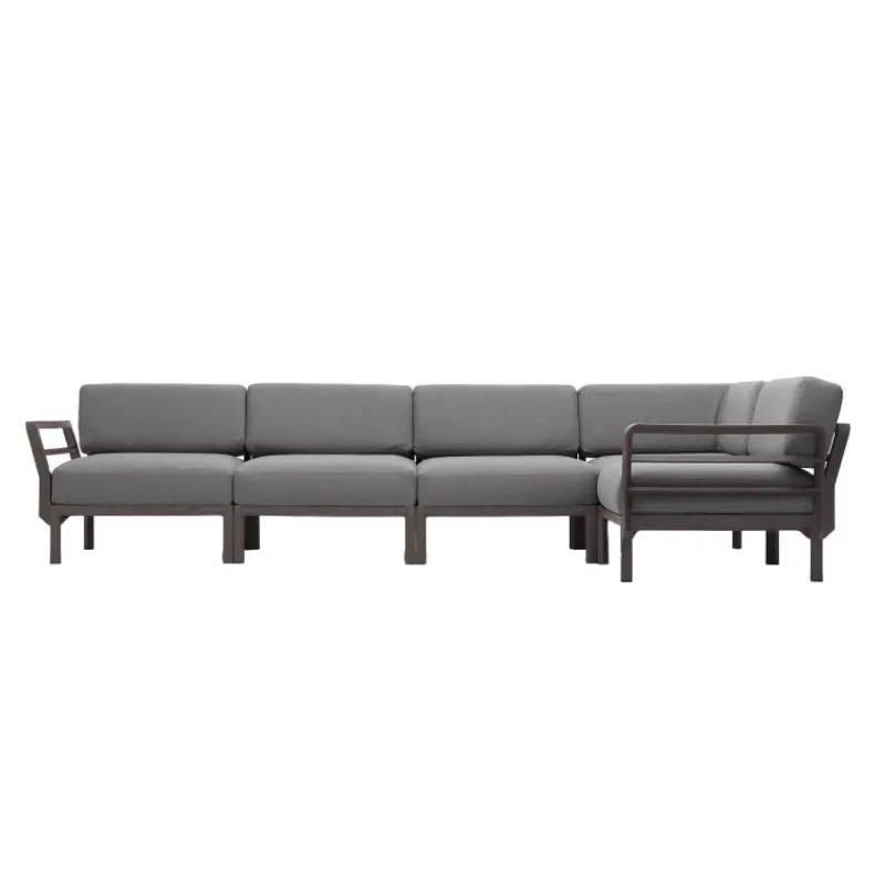 Maximo Canapé de jardin modulable 5 places> Fauteuil De Jardin