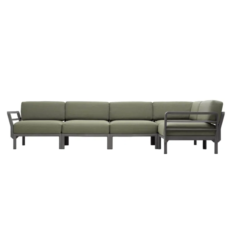 Maximo Canapé de jardin modulable 5 places> Fauteuil De Jardin