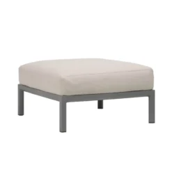 Maximo Pouf de jardin en polypropylène et tissu><noscript><img width=