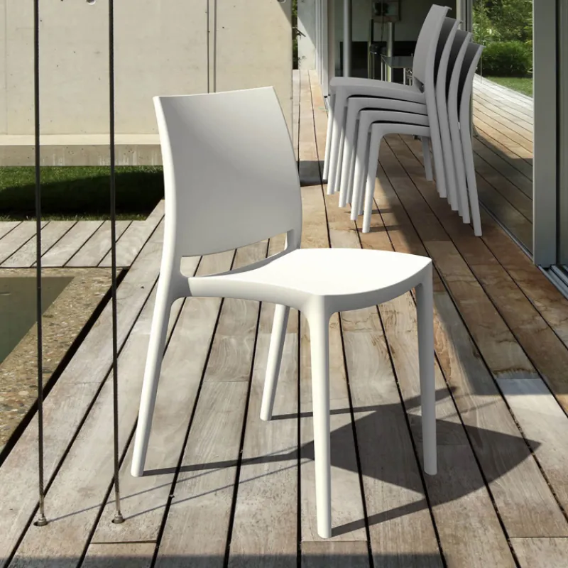Maya Chaise de jardin en polypropylène> Chaise De Jardin