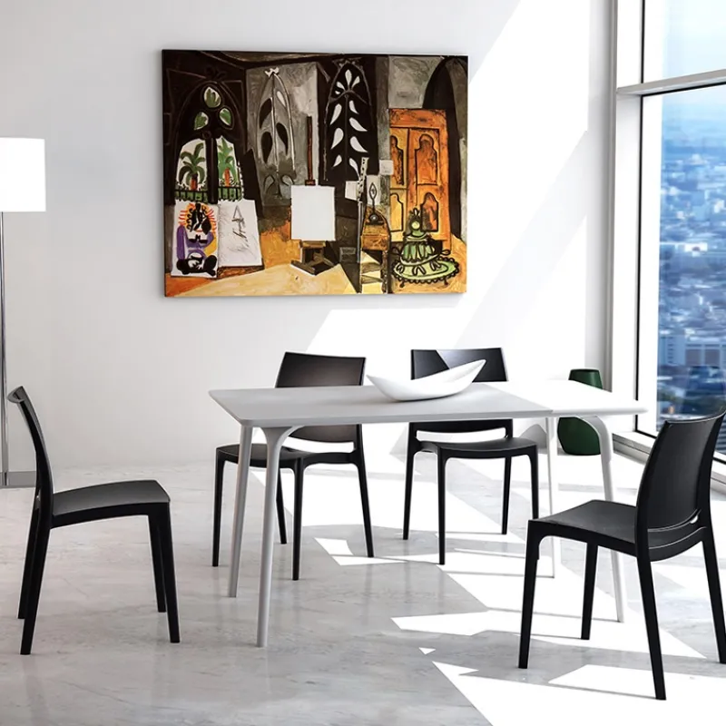 Maya Chaise en plastique polypropylène> Chaise De Cuisine