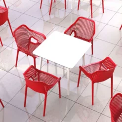 Maya Table carrée en stratifié> Table De Cuisine|Table Pour Petit Espace