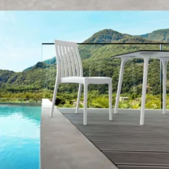Maya Table carrée en stratifié><noscript><img width=