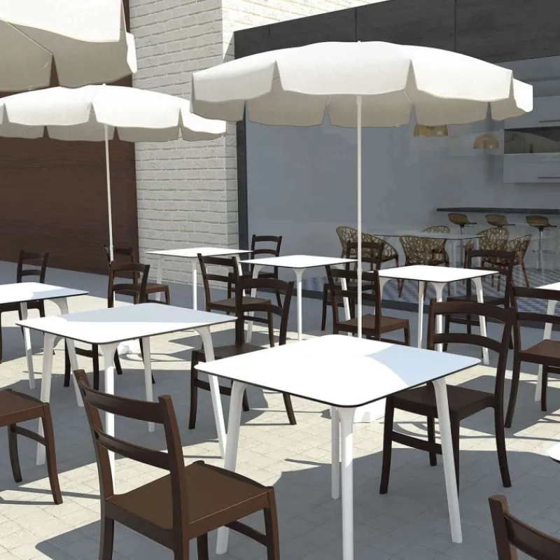 Maya Table carrée en stratifié> Table De Cuisine|Table Pour Petit Espace