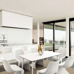 Maya Table de cuisine rectangulaire en stratifié><noscript><img width=