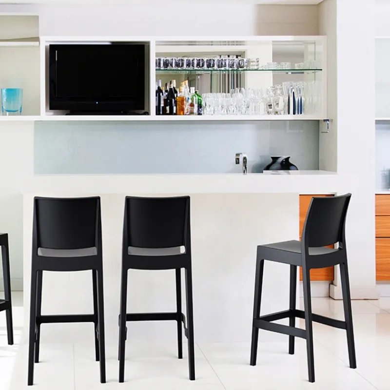 Maya Tabouret de bar empilable en polypropylène> Tabouret De Bar (assise +/- 80 Cm)