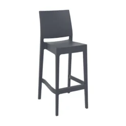 Maya Tabouret de bar empilable en polypropylène><noscript><img width=