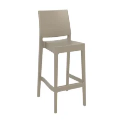 Maya Tabouret de bar empilable en polypropylène><noscript><img width=