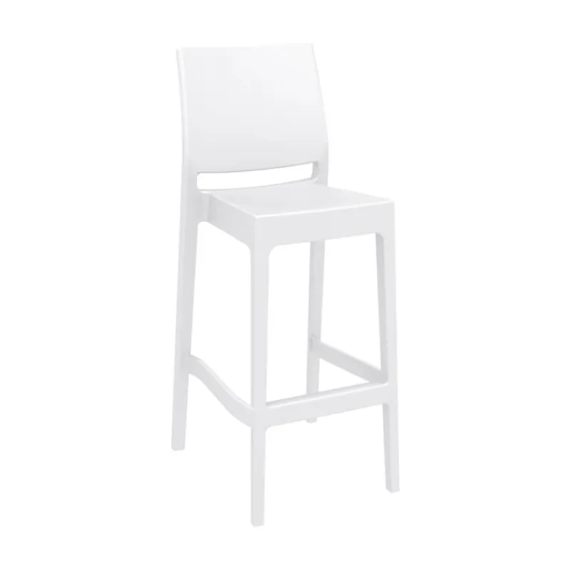 Maya Tabouret de bar empilable en polypropylène> Tabouret De Bar (assise +/- 80 Cm)