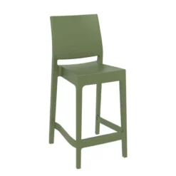 Maya Tabouret snack moderne empilable en polypropylène><noscript><img width=