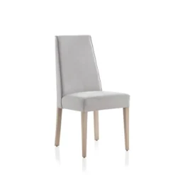 Lujosa Mila Chaise contemporaine en tissu avec assise rembourrée> Chaise De Salle à Manger|Chaise Salon