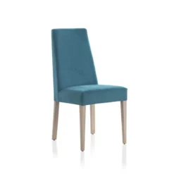 Lujosa Mila Chaise contemporaine en tissu avec assise rembourrée> Chaise De Salle à Manger|Chaise Salon