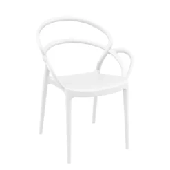 Mila Fauteuil de jardin design en polypropylène><noscript><img width=