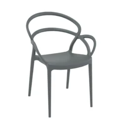 Mila Fauteuil de jardin design en polypropylène><noscript><img width=