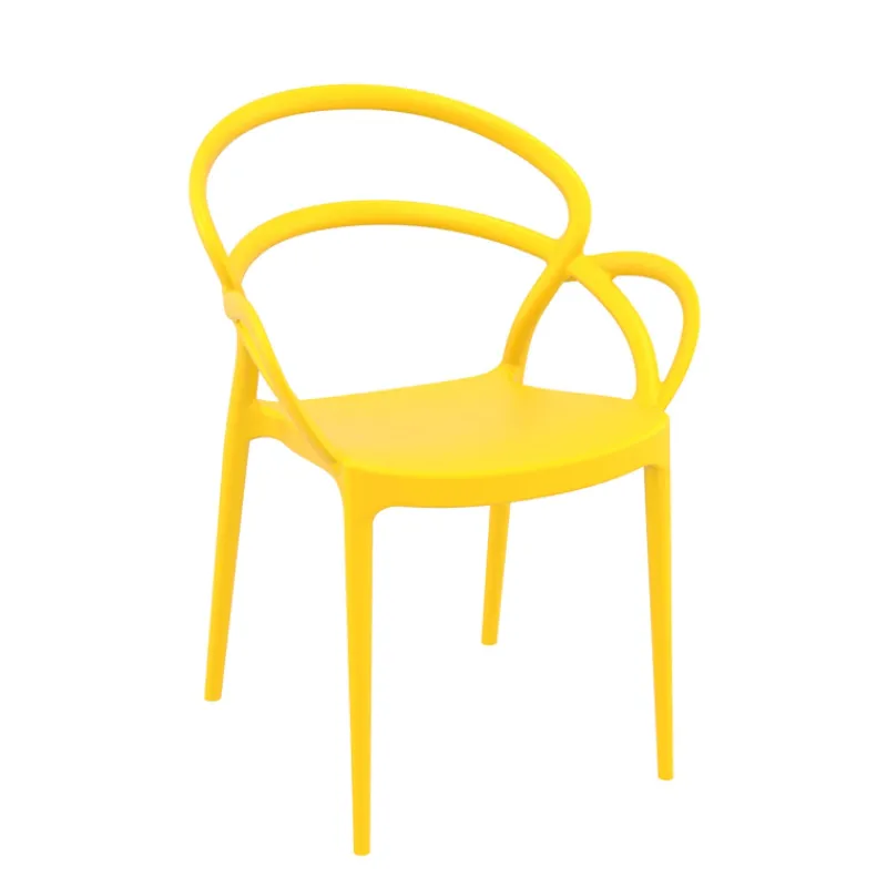 Mila Fauteuil design empilable en polypropylène> Chaise De Cuisine|Chaise De Salle à Manger