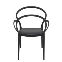 Mila Fauteuil design empilable en polypropylène><noscript><img width=