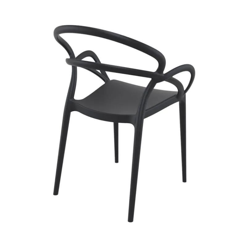 Mila Fauteuil design empilable en polypropylène> Chaise De Cuisine|Chaise De Salle à Manger
