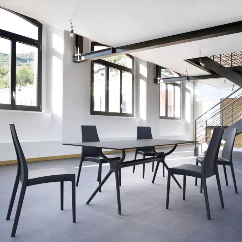 Miranda Chaise empilable en polypropylène> Chaise De Cuisine|Chaise De Salle à Manger