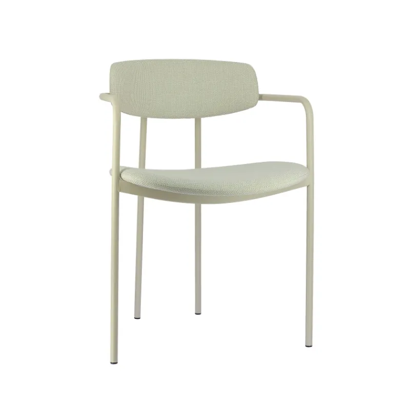 Perfecta Mirror Chaise moderne en tissu avec accoudoirs et pieds en métal> Chaise De Salle à Manger|Chaise Salon