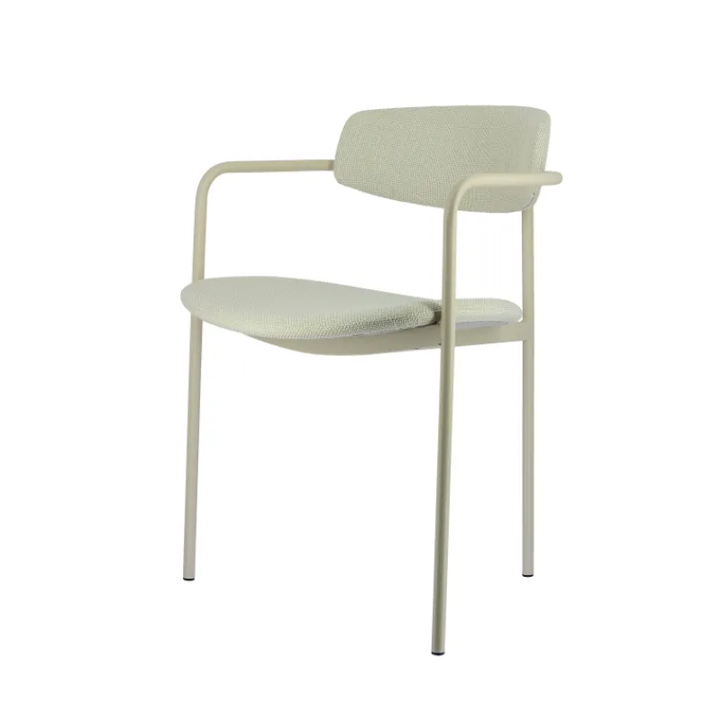 Perfecta Mirror Chaise moderne en tissu avec accoudoirs et pieds en métal> Chaise De Salle à Manger|Chaise Salon