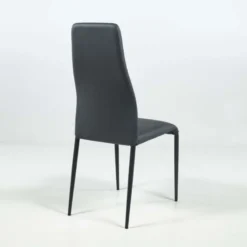 Europea Mirta Chaise de salle à manger italienne en synthétique et métal><noscript><img width=