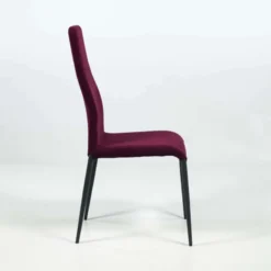 Europea Mirta Chaise de séjour moderne en tissu et pieds en métal><noscript><img width=