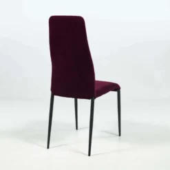 Europea Mirta Chaise de séjour moderne en tissu et pieds en métal><noscript><img width=