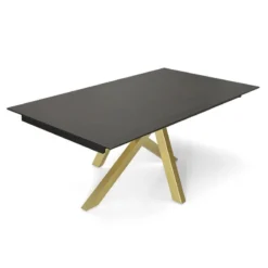 Pure design Moon Table design en Dekton avec pieds central> Table De Salle à Manger
