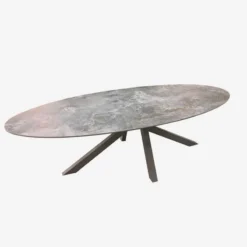 Pure design Moon Table design ovale en dekton pied central><noscript><img width=