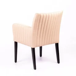 Sessio Moritz line Fauteuil de salon confortable avec dos matelassé et pieds en bois><noscript><img width=