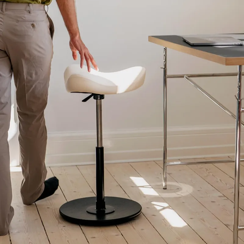 Varier Move ® Tabouret ergonomique réglable en tissu> Tabouret Snack (assise +/- 65 Cm)|Tabouret De Bar (assise +/- 80 Cm)
