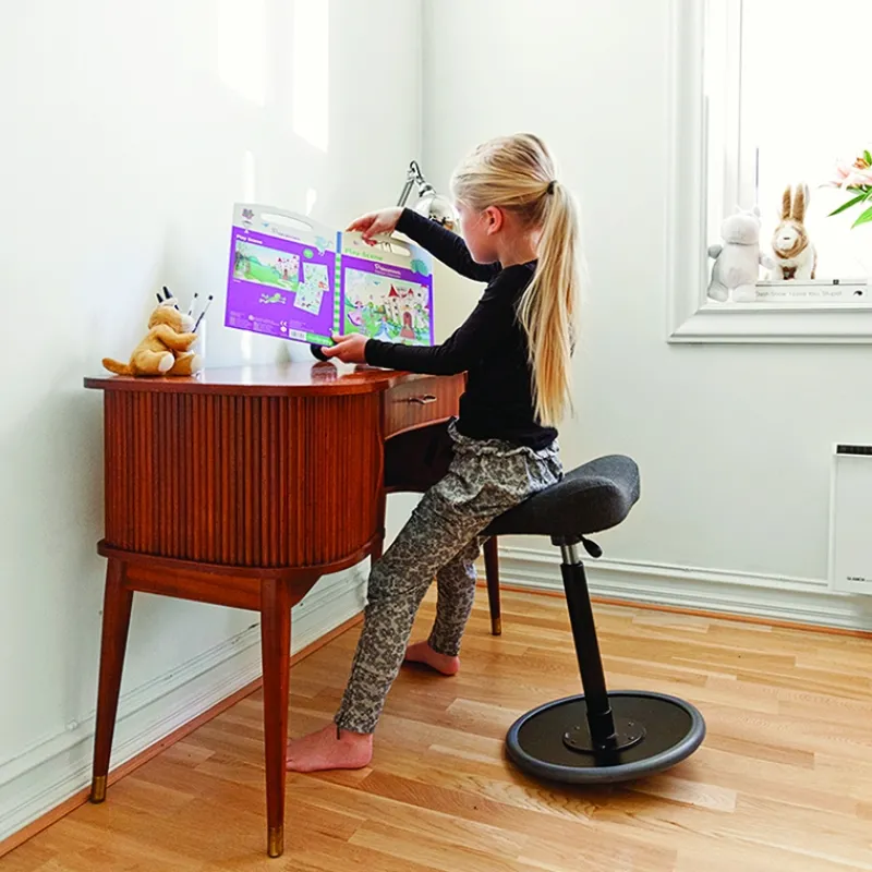 Varier Move ® Tabouret ergonomique réglable en tissu> Tabouret Snack (assise +/- 65 Cm)|Tabouret De Bar (assise +/- 80 Cm)
