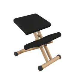Varier Multi ® Siège de bureau ergonomique en tissu et bois><noscript><img width=