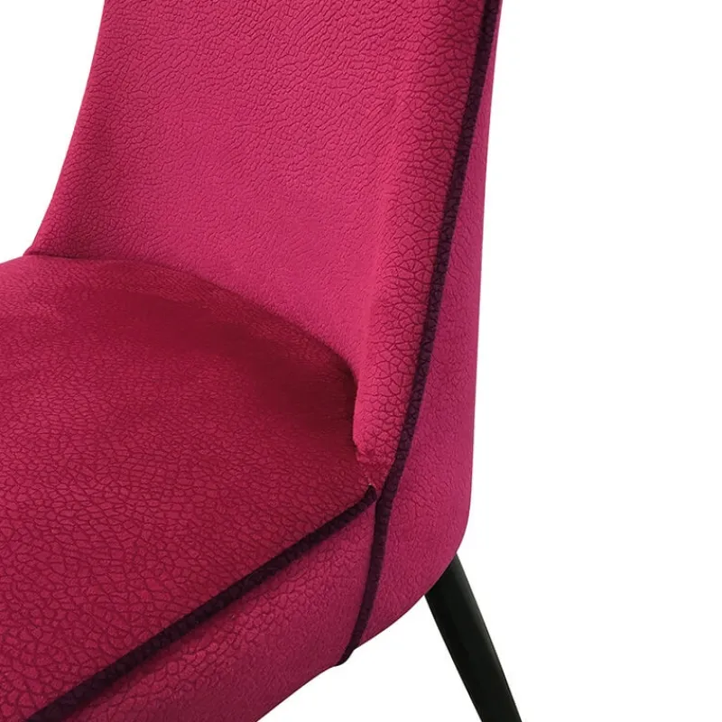Europea Nadine Chaise de salle à manger italienne en tissu et pieds en métal> Chaise De Salle à Manger