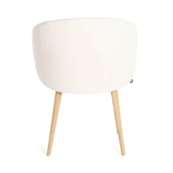 Mobitec Neo ® Fauteuil cosy confortable en tissu et pieds bois><noscript><img width=
