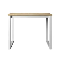Cancio Neox Table snack en stratifié pieds forme traineau en métal faible profondeur><noscript><img width=