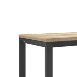 Cancio Neox Table snack en stratifié pieds forme traineau en métal faible profondeur><noscript><img width=