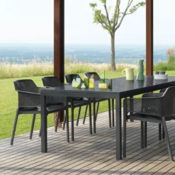 Net Fauteuil de terrasse moderne en polypropylène><noscript><img width=